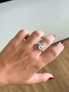 Anel Elegância Cravejado - comprar online