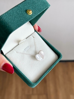 Colar Coração Origami/ Cartier 45cm - comprar online