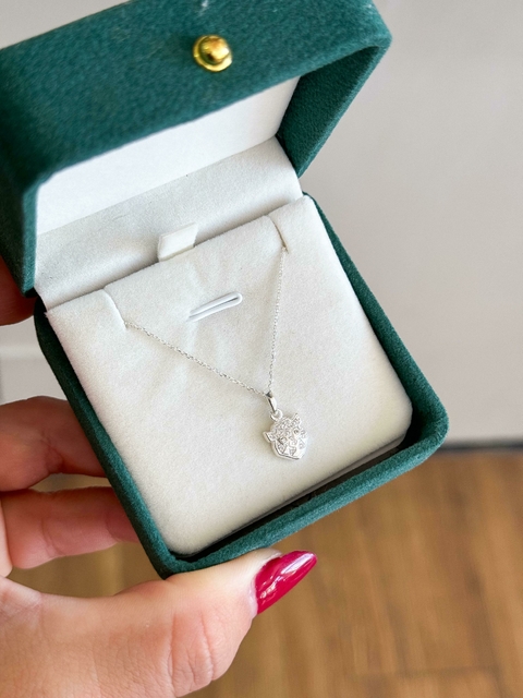 Pingente Onça Cravejado