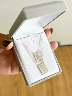 Escapulário Personalizado com FOTO 15x11mm / 60 centímetros na internet