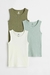Trío de musculosas H&M - comprar online