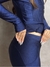 Imagem do Conjunto Fitness Texturizado com Jaqueta, Top e Legging de Alta Performance