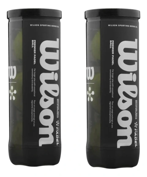 4 Pack Pelota Wilson Premier Padel Bote C/3