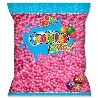 Bolinhas De Açucar Confeito Festa Framboesa 500g - Kuky