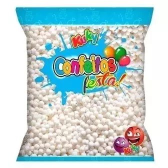 Bolinhas De Açucar Confeito Festa Coco 500g - Kuky