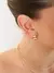 Conjunto Esferas em degradê e Brincos cor: ouro 18k - Parahybê Semijoias