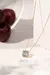 Conjunto Colar e Brincos Cristal Paraíba quadrado com Zircônias Brancas cor: ouro 18k - comprar online