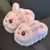 Pantufa de coelho para crianças