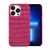 Capa Crocodilo para iPhone 7 ao 14 Pro Max - Pink (2939)