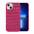 Imagem do Capa Crocodilo para iPhone 7 ao 14 Pro Max - Pink (2939)