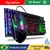 Kit Teclado Gamer Semi Mecânico, USB, RGB, 3200DPI, PC