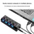 Multi USB Splitter Ports Hub com Switch, Expansor Múltiplo, Adaptador de Energi - loja online