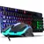 Kit Teclado Gamer Semi Mecânico, USB, RGB, 3200DPI, PC - comprar online