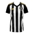Camisa Atlético Mineiro I 25/26 - Torcedor Adidas Feminina - Preta com listras branca com detalhes em amarelo