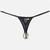 Calcinha Fio Aberta Tailandesa Pérolas - Preto - Sweet Peppers Lingerie e Sex Shop
