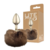 Plug Dourado P com Rabo Pompom - comprar online
