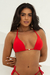 Sutiã Cortininha - Vermelho - comprar online