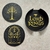 Porta-copos O Senhor dos Anéis 6 Unid. + Suporte - Preto/Dourado na internet