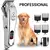 Máquina de cortar pelo profissional para cães, recarregável, bateria longa duração - compremaisbr