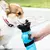 500ml ao ar livre portátil pet cão garrafa de água extrusão grande cão viag na internet