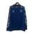 Camisa Paris Saint-Germain IV 24/25 Manga Longa - Torcedor Jordan Masculina - Azul com detalhes em branco psg jordan