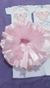 Kit Body Mêsversário Minnie + 2 Brindes - 1 Saia de Tule e 1 Faixinha Cabelo - Shy Arts Baby - Roupas de Bebês e acessórios online