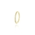 Anel Fino Cravejado de Zircônias Banhado em Ouro 18k - comprar online