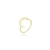 Anel Meia Lua Banhado em Ouro 18k - comprar online