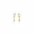 Brinco Argola Articulada com Mão de Fátima Cravejado com Zircônias Banhado em Ouro 18k - comprar online