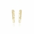 Brinco Argola Articulada Longitude Banhado em Ouro 18k - comprar online