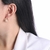 Brinco Argola Articulada Retangular Bold Banhado em Ouro 18k