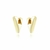 Brinco Argola Articulada Triangular Bold Banhado em Ouro 18k - comprar online