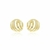 Brinco Aros Abaulado Banhado em Ouro 18k - comprar online
