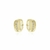 Brinco de Argola Articulada com faixa de Zircônias Banhado em Ouro 18k - comprar online