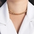 Choker de Malha Grossa Banhado em Ouro 18k