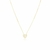 Colar com Pingente de Coração Cravejado com Zircônias Banhado em Ouro 18k - comprar online