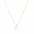 Colar de Letra Cravejada com Zircônias Banhado em Ouro 18k - comprar online