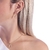 Conjunto Meia Lua Cravejado de Zircônias Banhado em Ouro 18k