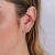 Piercing Cravejado com Cristal Banhado em Ouro 18k
