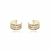 Piercing Fake com 3 Faixas Cravejado com Micro Zircônias Coloridas Banhado em Ouro 18k - comprar online