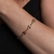 Pulseira Elos com Lacres Banhado em Banhado em Ouro 18k