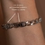 Pulseira Elos com Zircônias Banhado em Ródio Branco - comprar online