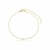 Pulseira Elos Retangulares Finos Banhados em Ouro 18k - comprar online