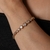 Pulseira Geométrica com Zircônias Banhado em Ouro 18k