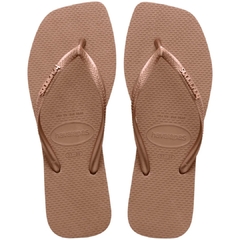 Chinelo Havaianas Slim Square Logo Metallic - comprar online