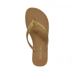 Chinelo de Dedo Beira Rio Glitter Prata na Correia Elegante - loja online