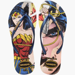 Imagem do Chinelo Havaianas Slim Wonder Woman FC Mulher Maravilha
