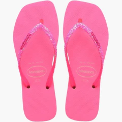 Chinelo Havaianas Slim Square Glitter Neon FC - comprar online