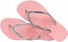 Chinelo Havaianas Infantil Slim Glitter Stripes na internet