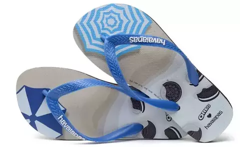 Chinelo Havaianas Bolacha Oreo